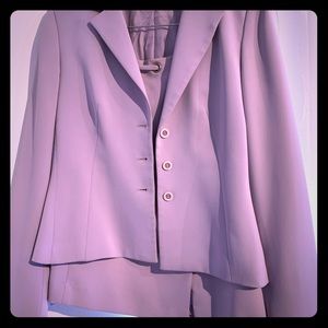 Classic and modern lavender ladies suit